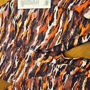 lululemon athletica Kids Leggings - Orange and Black Pattern